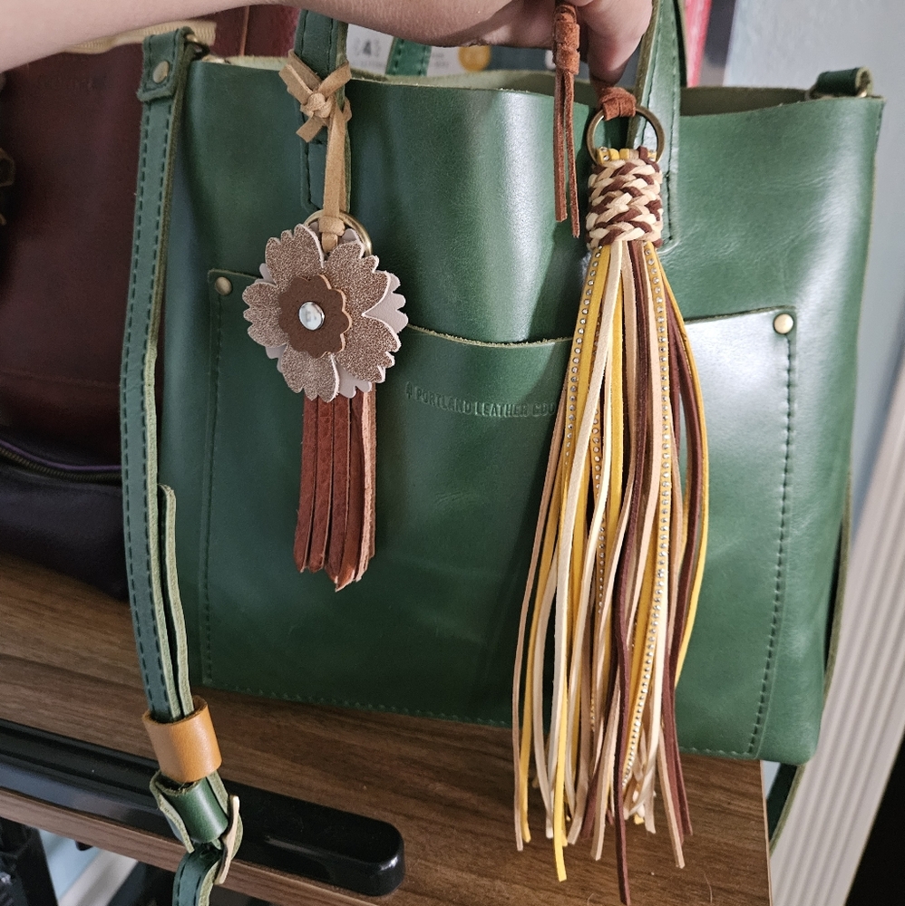 Brown & Yellow Purse Tassel